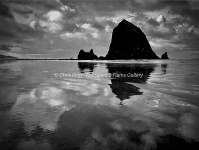 Reflections of Haystack Rock